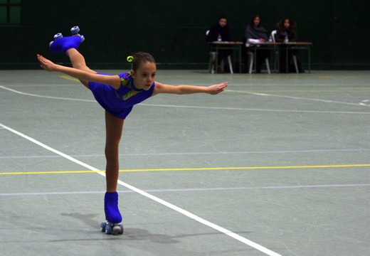 A A.D. Liceo imponse no III Trofeo Alquimia Ordes de patinaxe artística